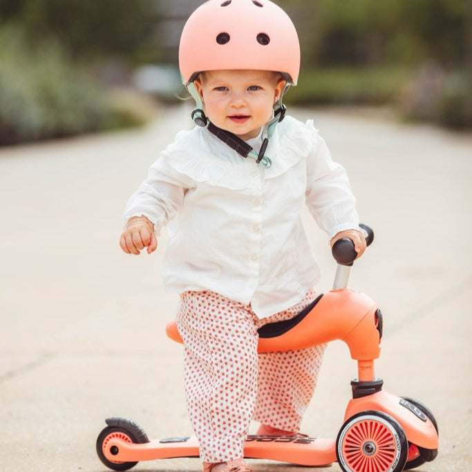 Scoot & Ride Highwaykick 1 Scooter - Peach - Grace and Fox