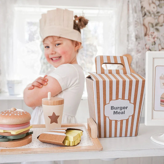 Jabadabado Stacking Burger Set - Grace and Fox