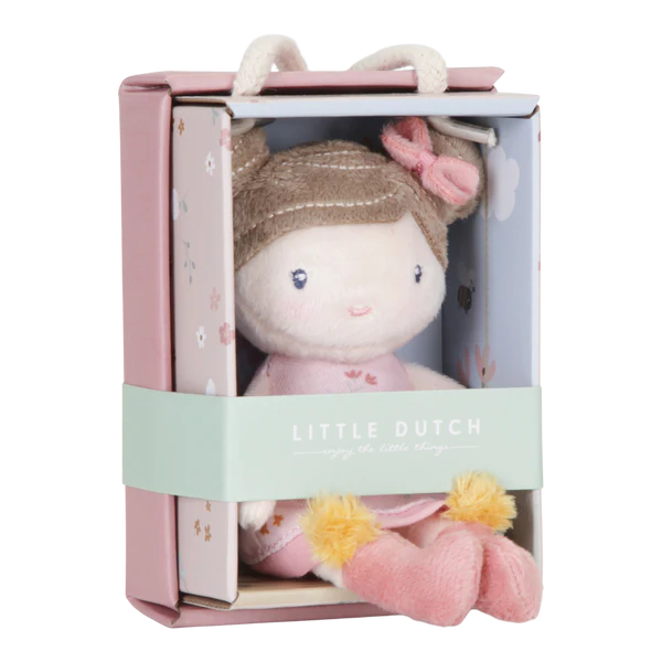 Little Dutch Cuddle Doll 10cm - Rosa - Grace and Fox