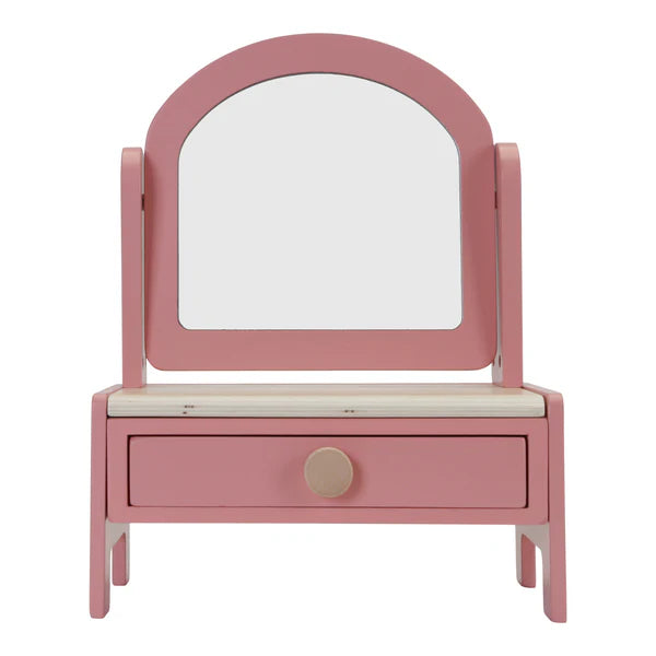 Little Dutch Wooden Pink Vanity Table - Grace and Fox