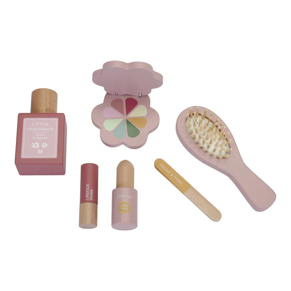 Little Dutch Wooden Pink Vanity Table - Grace and Fox