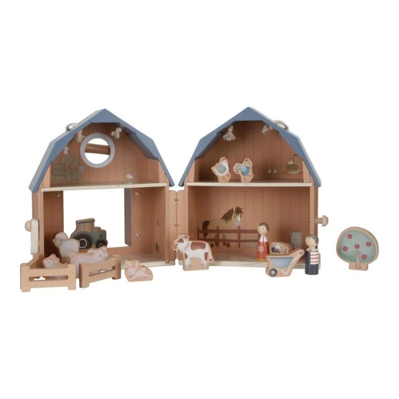 Little Dutch - Portable Farm Wooden Dollhouse - Grace and Fox