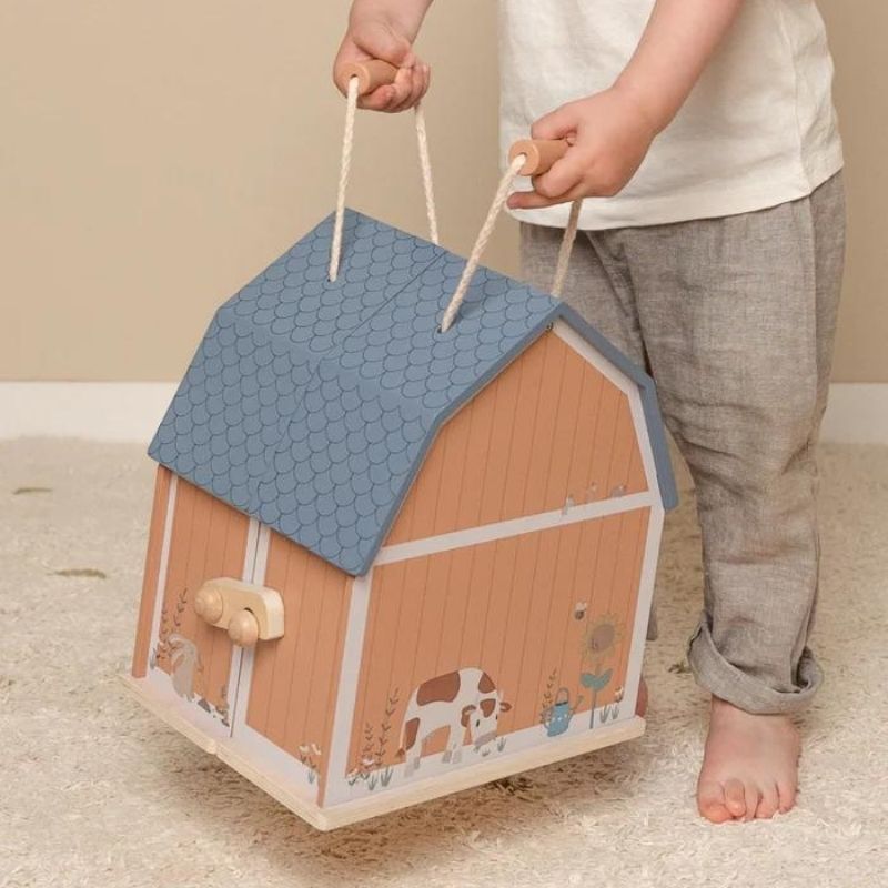 Little Dutch - Portable Farm Wooden Dollhouse - Grace and Fox
