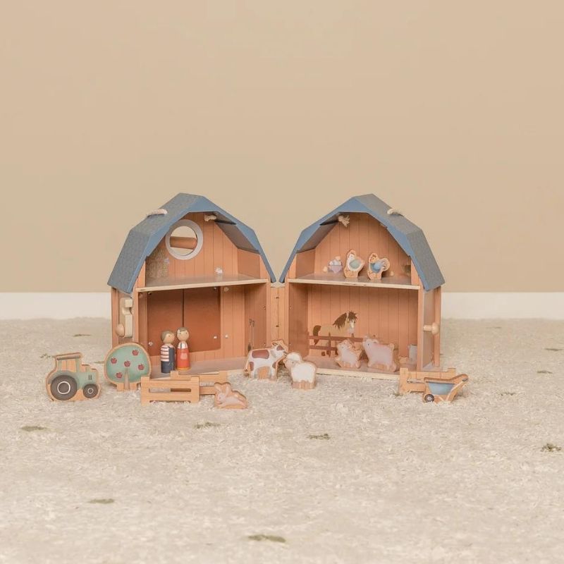 Little Dutch - Portable Farm Wooden Dollhouse - Grace and Fox