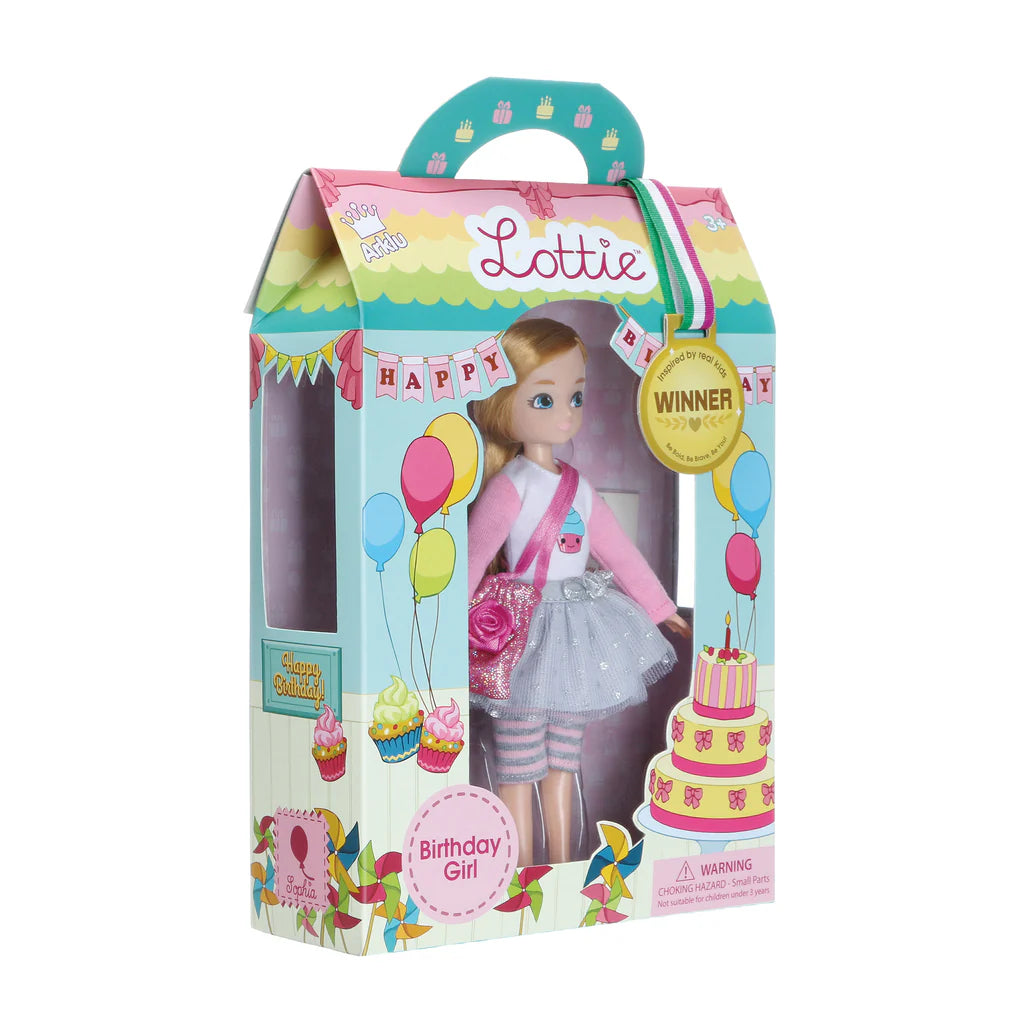 Birthday Girl Toy Doll by Lottie Dolls - Grace and Fox