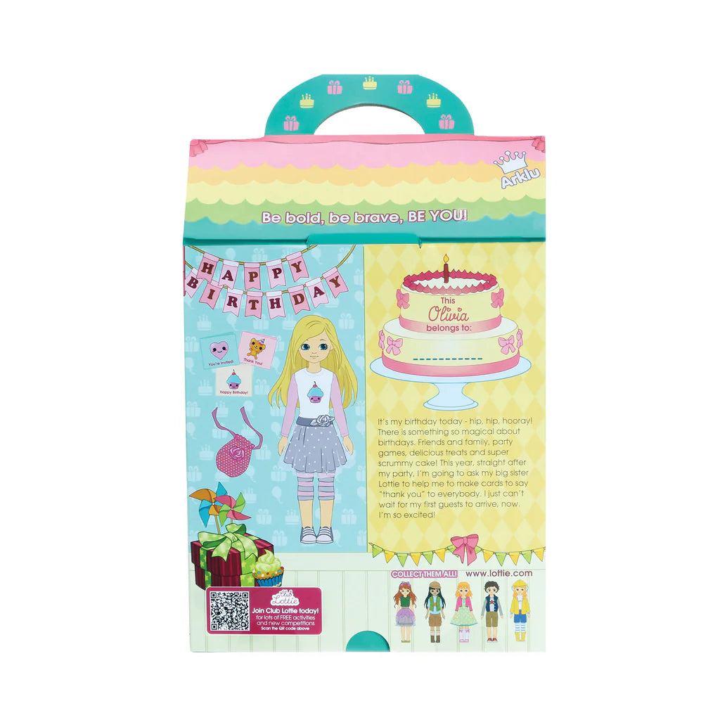 Birthday Girl Toy Doll by Lottie Dolls - Grace and Fox