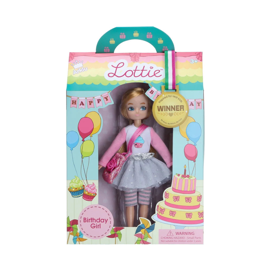 Birthday Girl Toy Doll by Lottie Dolls - Grace and Fox