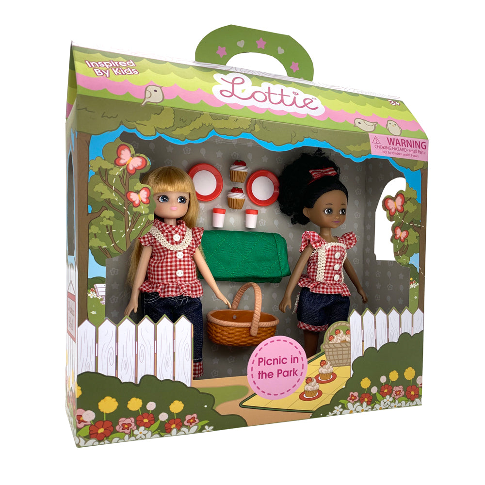Picnic in the Park Toy Doll Set By Lottie Dolls - Grace and Fox