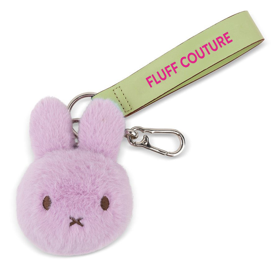 Miffy Eco Fuzzy Lilac Bag Charm - 11cm