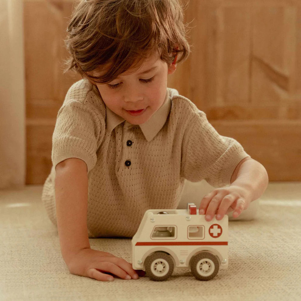 Little Dutch Wooden Ambulance