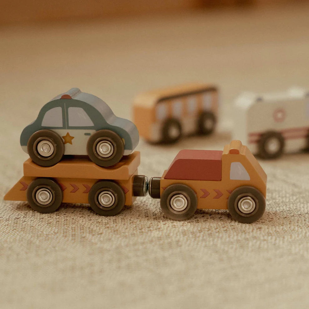 Little Dutch Wooden Vehicle Set FSC