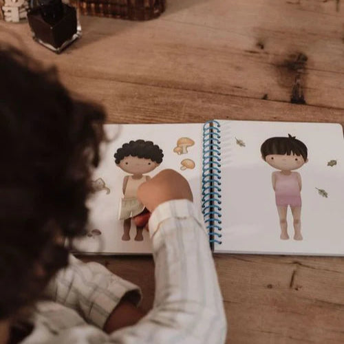 Little Dutch Dress me up book - Forest Friends - Grace and Fox