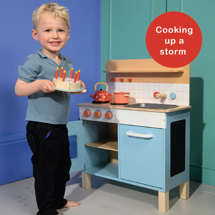 Mentari Kids Wooden Kitchen - Grace and Fox