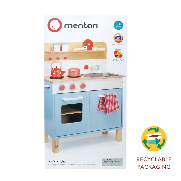 Mentari Kids Wooden Kitchen - Grace and Fox