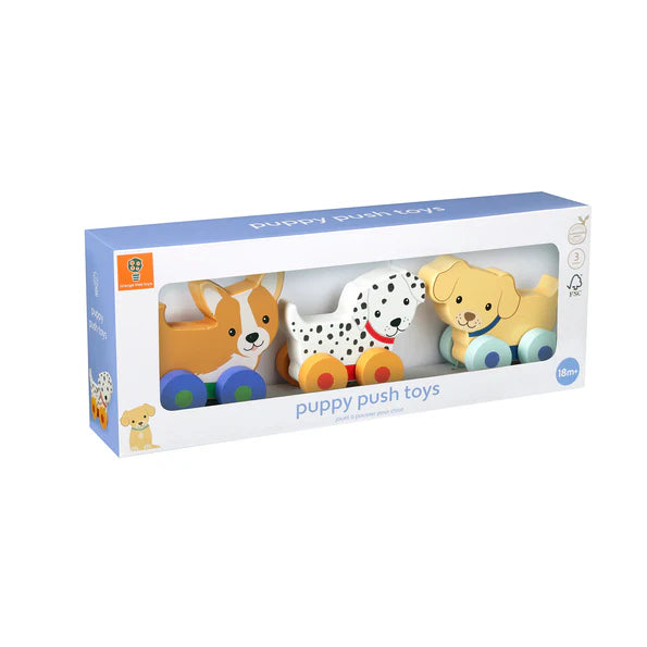 Orange Tree Toys Puppy Push Toys