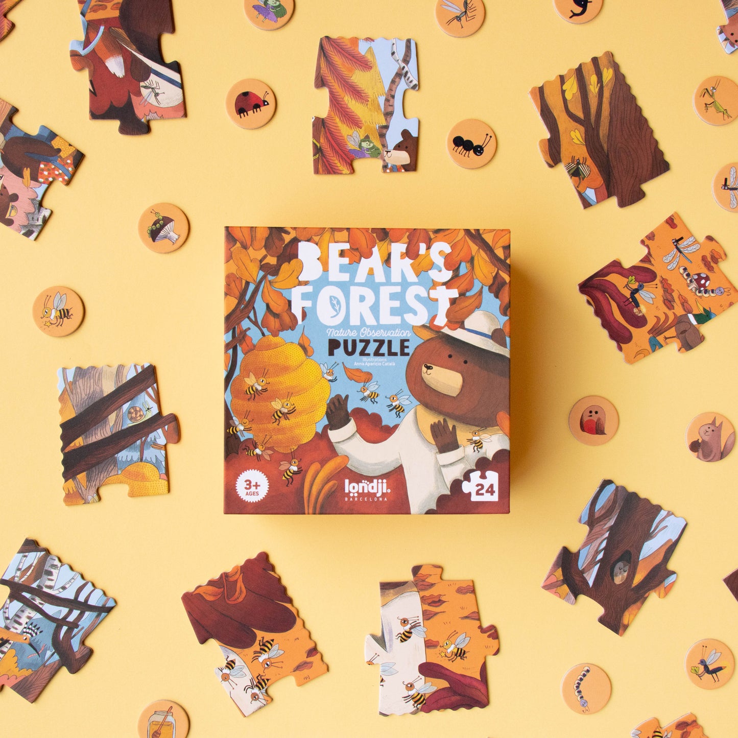 Londji - Bears Forest Puzzle - Grace and Fox