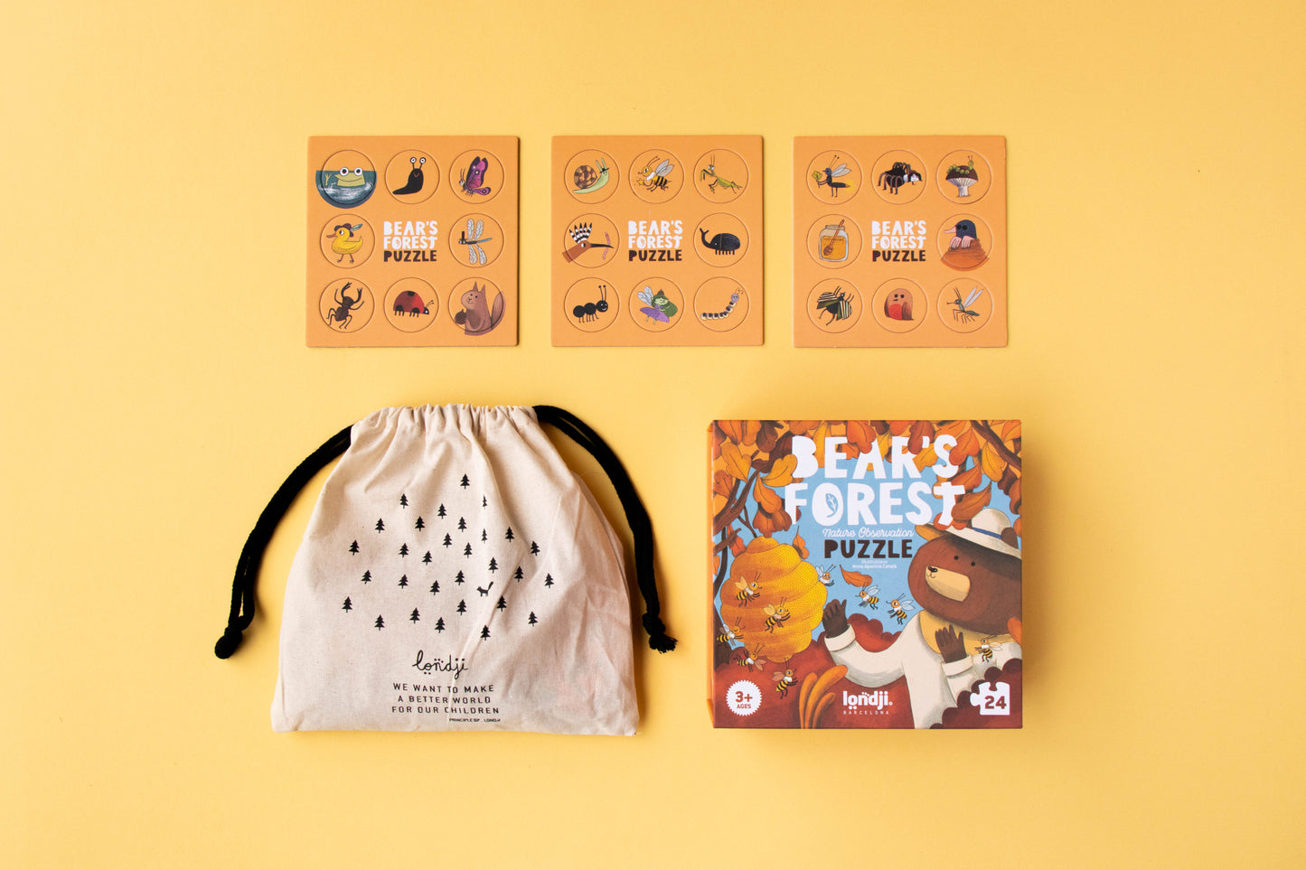 Londji - Bears Forest Puzzle - Grace and Fox