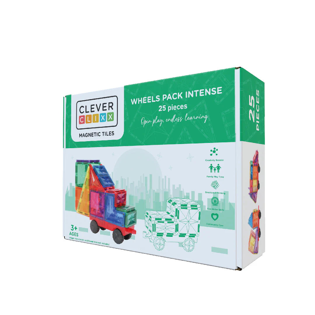 Cleverclixx Wheels Pack Intense - 25 Pieces - Grace and Fox