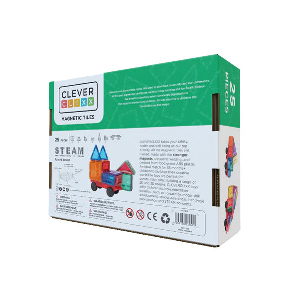 Cleverclixx Wheels Pack Intense - 25 Pieces - Grace and Fox