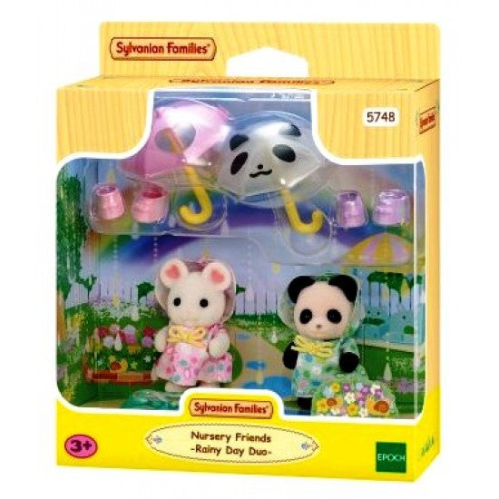Sylvanian Families - Rainy Day Friends Set - Grace and Fox