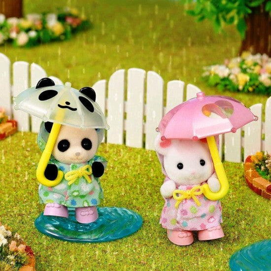 Sylvanian Families - Rainy Day Friends Set - Grace and Fox