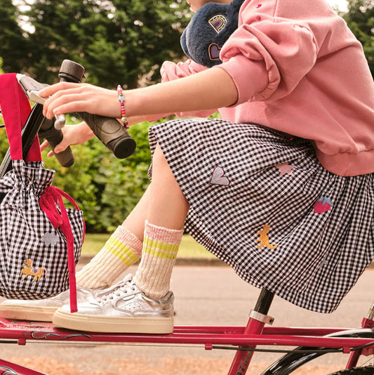 Stych - Gingham Bucket Bag - Grace and Fox