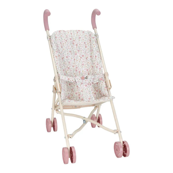 Little Dutch Metal Doll Stroller - White - Grace and Fox