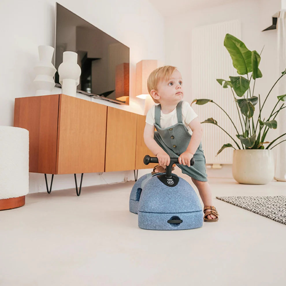 Scoot & Ride My First 3 in 1 Baby Walker & Ride On - Steel - Grace and Fox
