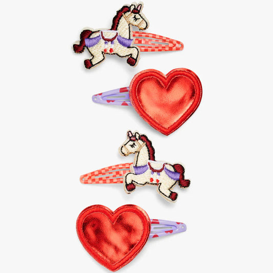 Stych - Carousel Unicorn Character Hair Clips - Grace and Fox