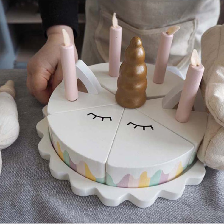 Jabadabado Wooden Unicorn Cake - Grace and Fox