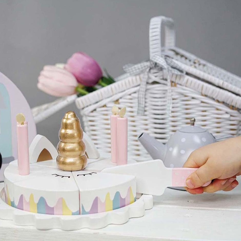 Jabadabado Wooden Unicorn Cake - Grace and Fox