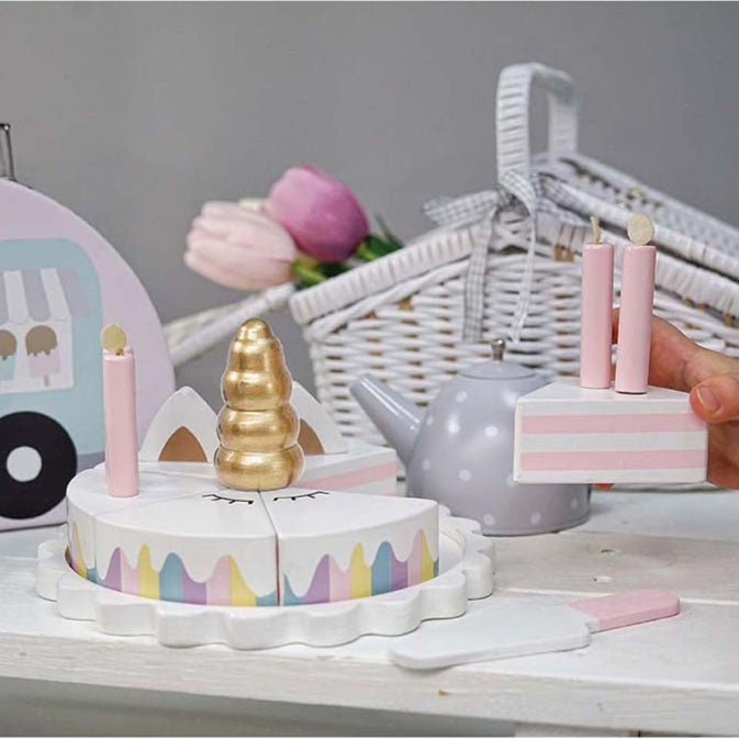 Jabadabado Wooden Unicorn Cake - Grace and Fox
