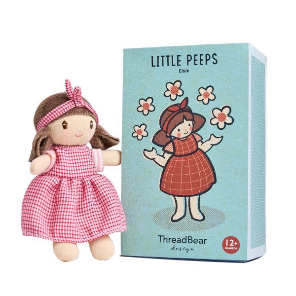 Threadbear Little Peeps Elsie Doll - Grace and Fox