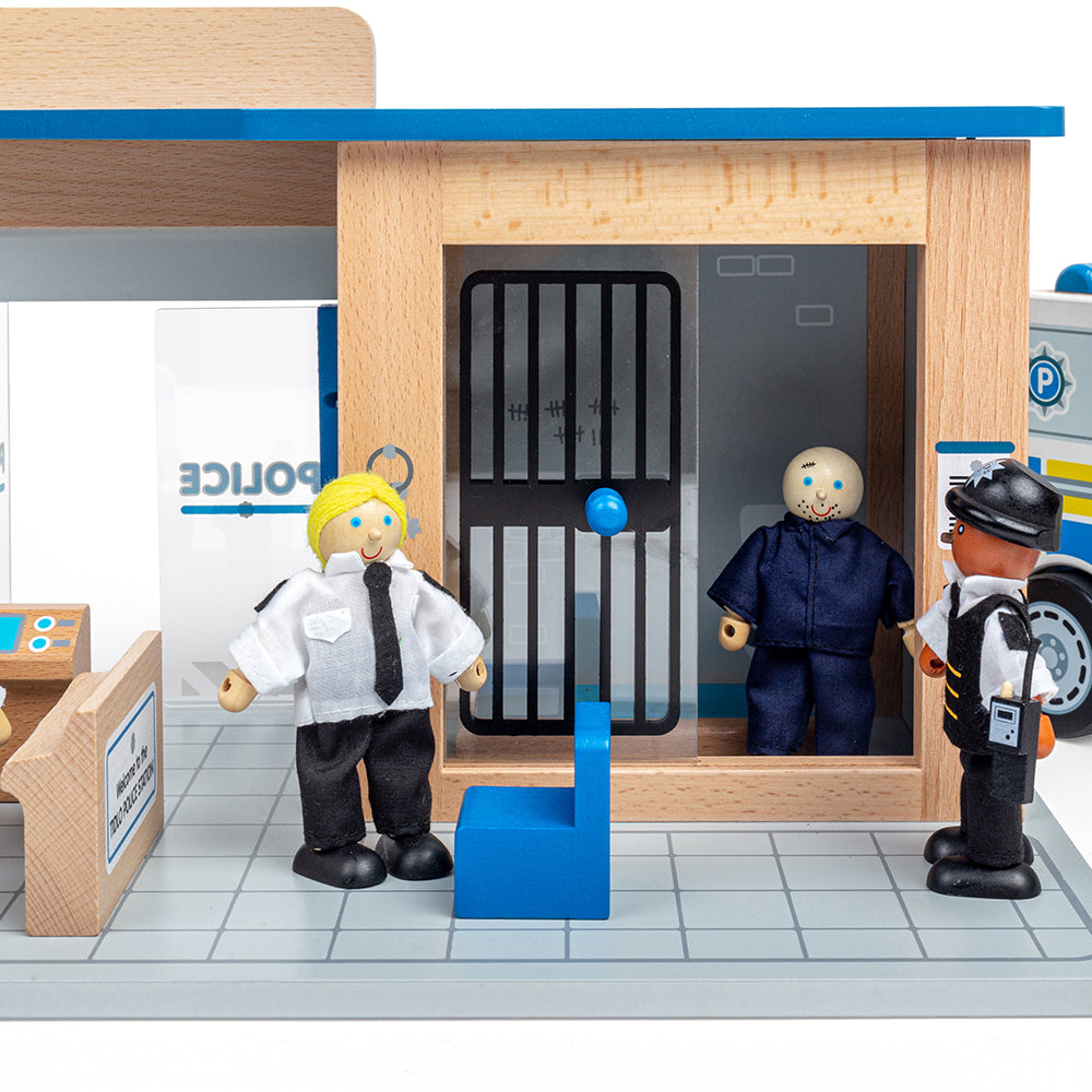 Tidlo Wooden Police Toy Bundle - Grace and Fox