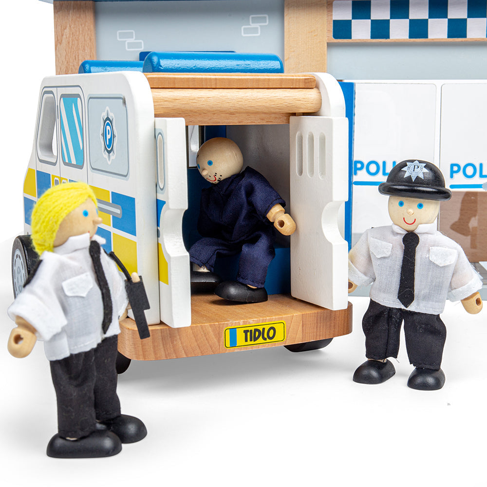 Tidlo Wooden Police Toy Bundle - Grace and Fox