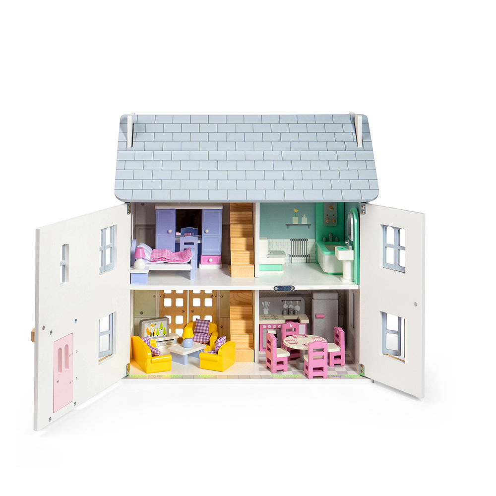 Bigjigs Toys Summer Dolls House & Furniture - Grace and Fox