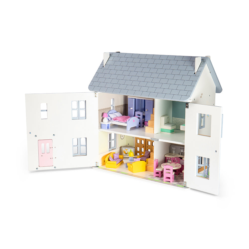 Bigjigs Toys Summer Dolls House & Furniture - Grace and Fox