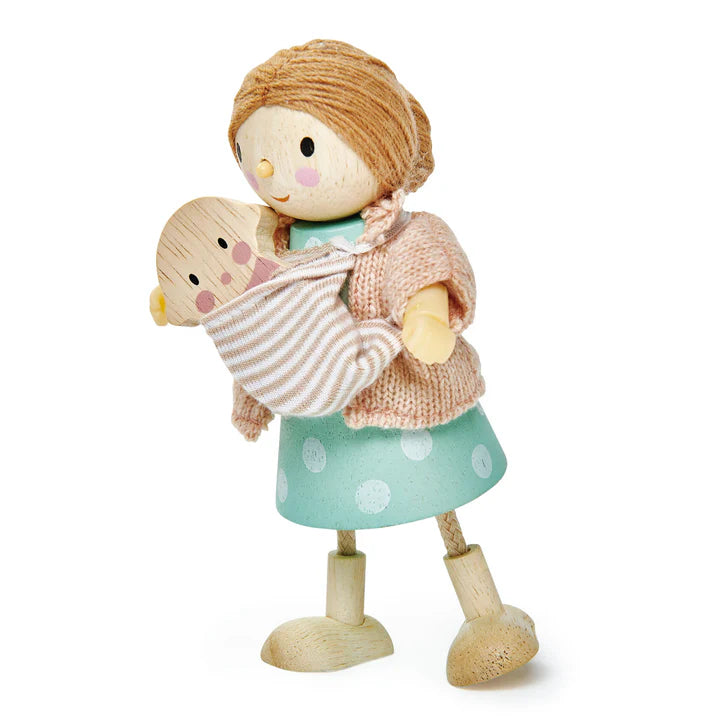 Tender Leaf Toys Mrs Goodwood And The Baby - Grace and Fox