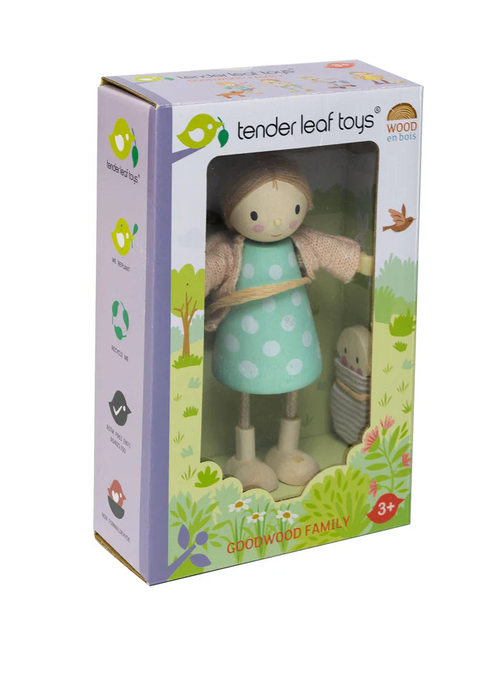 Tender Leaf Toys Mrs Goodwood And The Baby - Grace and Fox