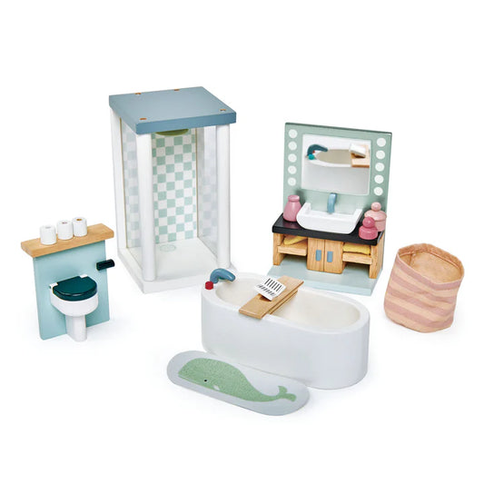 Tender Leaf Toys Dolls House Bathroom Furniture - Grace and Fox
