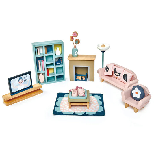 Tender Leaf Toys Dolls House Sitting Room Furniture - Grace and Fox