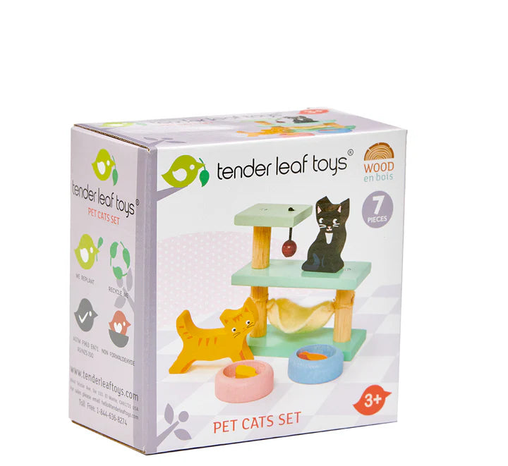 Tender Leaf Toys Pet Cats Set - Grace and Fox