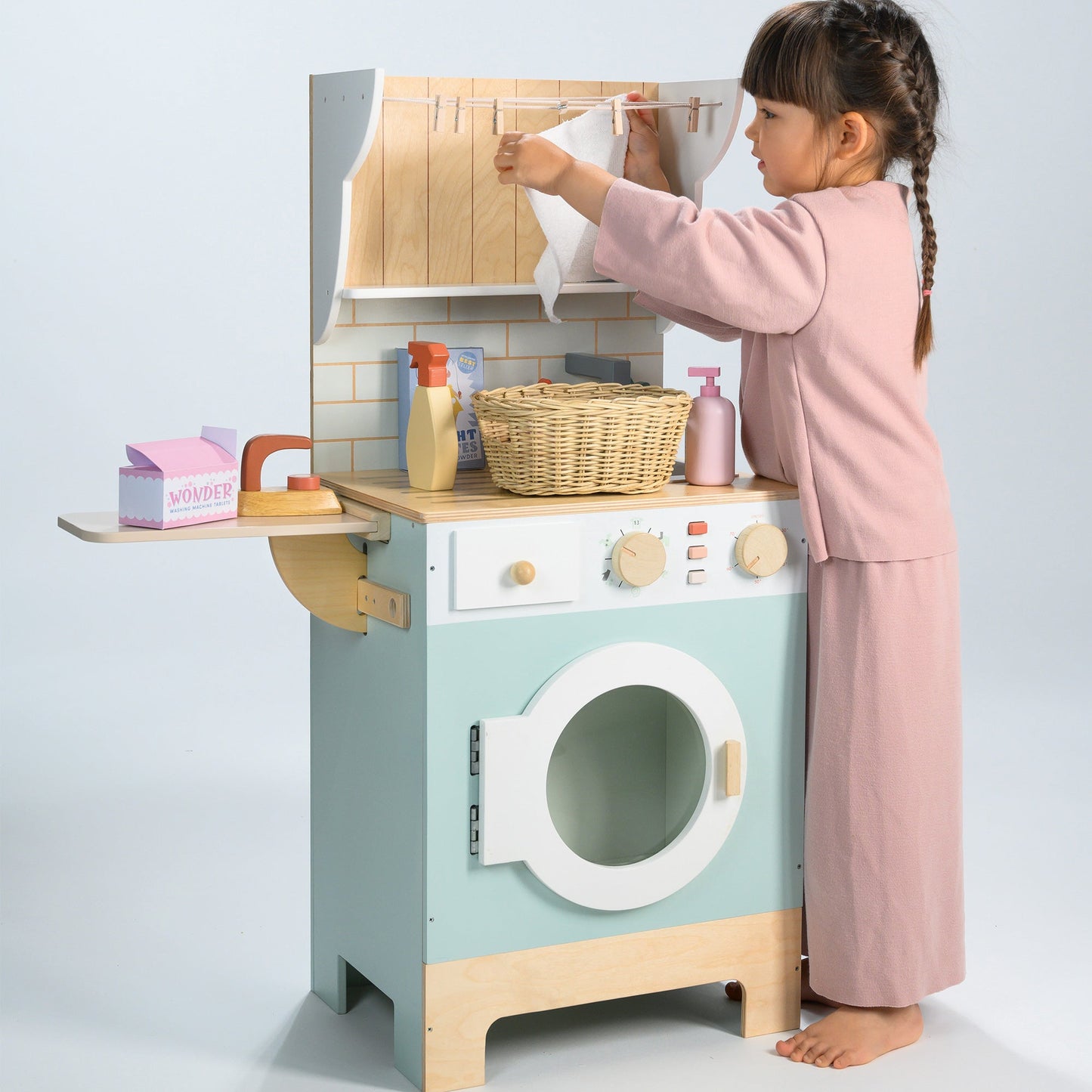 Tender Leaf Toys Wooden Laundrette - Grace and Fox