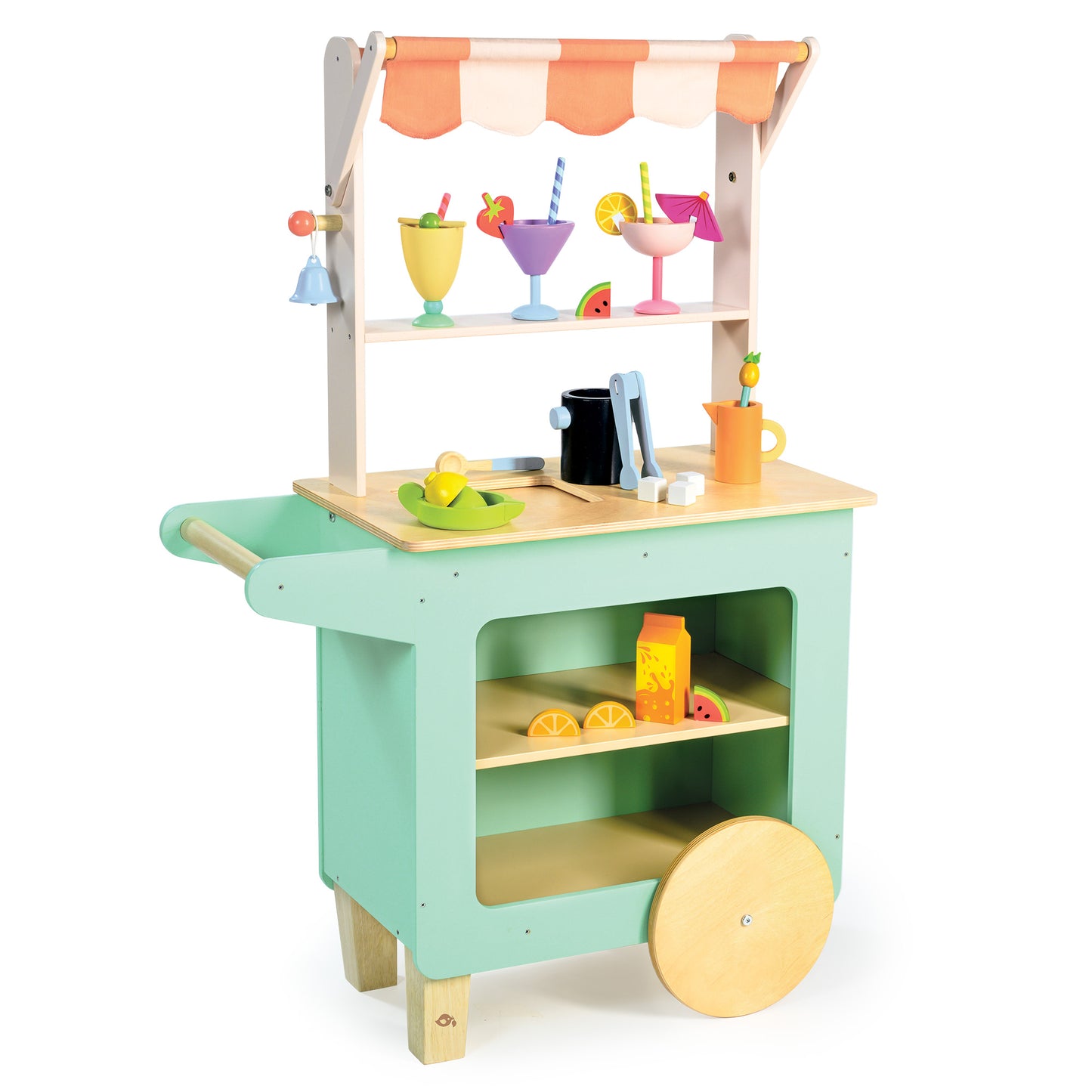 Tender Leaf Toys Wooden Drinks Trolley - Grace and Fox