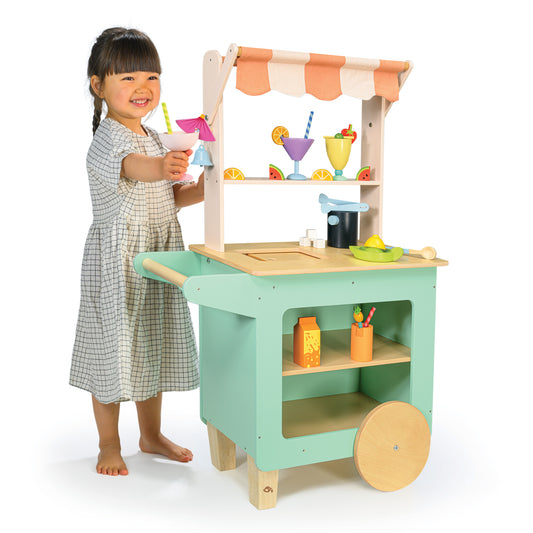 Tender Leaf Toys Wooden Drinks Trolley - Grace and Fox