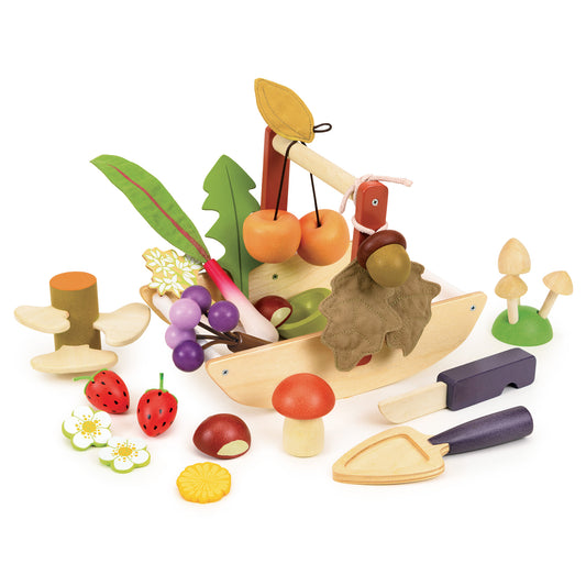 Tender Leaf Toys Wild Wood Foraging Trug - Grace and Fox