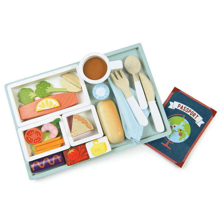 Tender Leaf Toys Wooden Airline Meal Tray