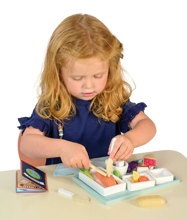Tender Leaf Toys Wooden Airline Meal Tray