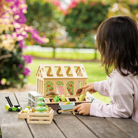 Tender Leaf Toys Greenhouse and Garden Set - Grace and Fox