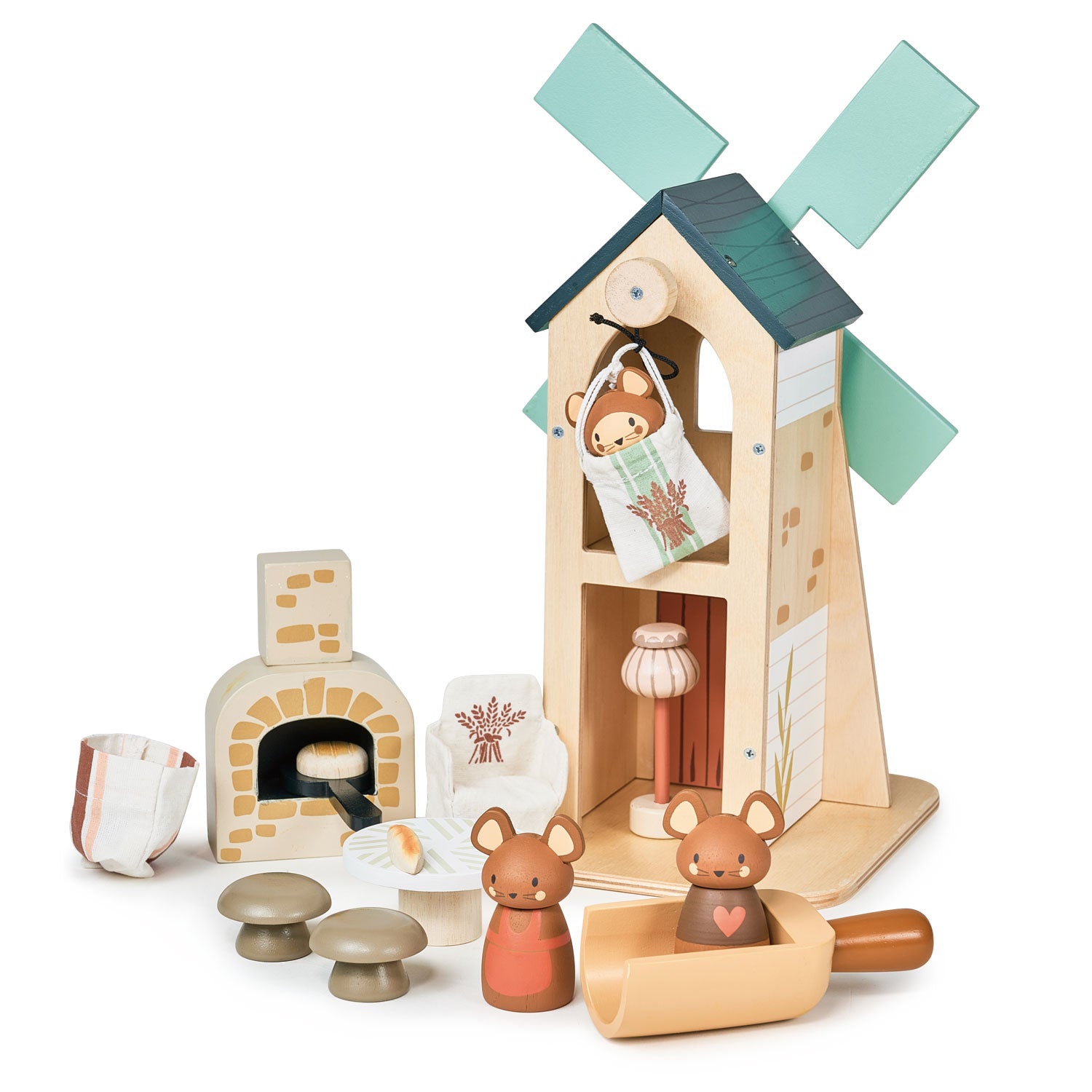 Tender Leaf Toys Penny Windmill Wooden Toy Set - Grace and Fox
